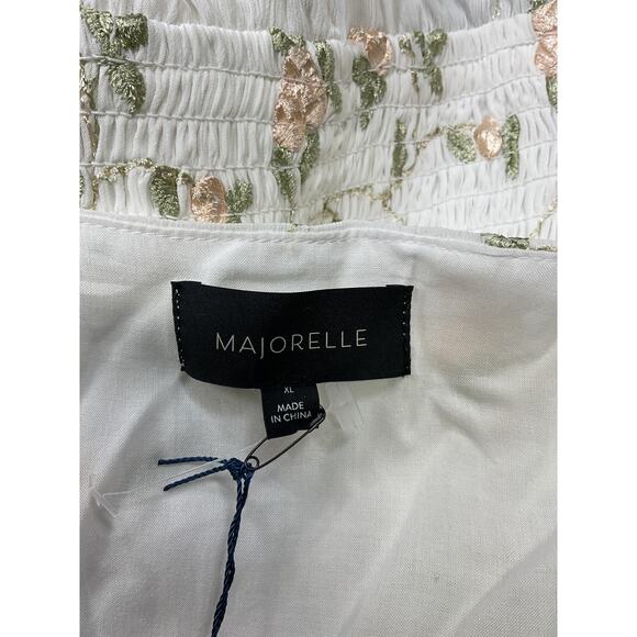 Majorelle 'Emerson' White Poly Top Size XL - Picture 4 of 5